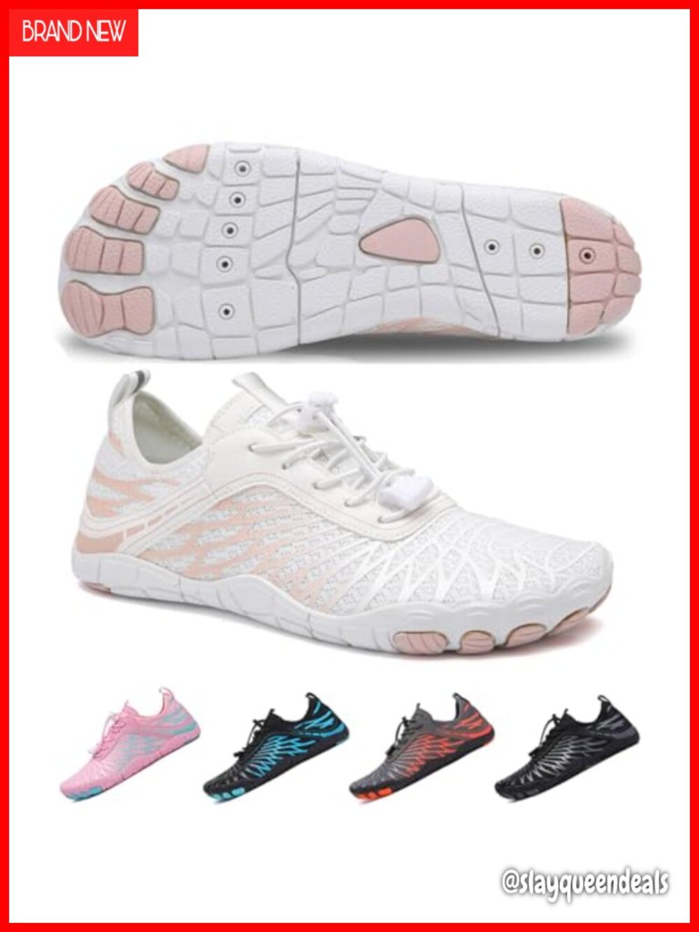Barefoot Water Shoes Women Men Wide Toe Non-Slip Athletic Hiking